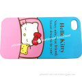 Lovely designed hello kitty phone cases, green product case for iphone